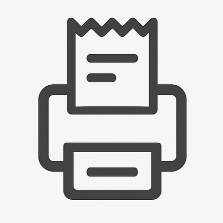 Printing customer receipts